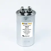 Diversitech TRCF40 Run Capacitor, 40 mfd 440/370V Single Round Titan Pro