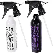 [BATHVEVE] 2 Pcs Trigger Sprayer Empty Water Spray Bottles for Hairdressing and Makeup Lightweight Portable Design for Home and Salon Use Moisturizing Hair and Easy Application Random Color