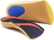 [RooRuns] Orthotic Inserts 3/4, Plantar Fasciitis Support Shoe Insoles for Flat Feet Heel Spur, Metatarsal Pads Heel Cushion Arch Supports for Women and Men, M