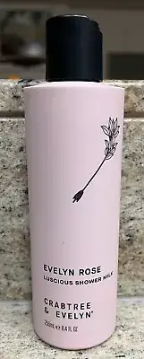 CRABTREE & EVELYN Evelyn Rose Lustrous Body Shower Milk