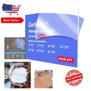 Versatile 24x36 Clear Acrylic Plexiglass Sheet - 1/4 Inch Thick for DIY Projects