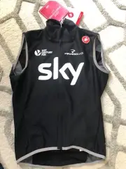 New Castelli Team Sky 2018 Perfetto Windstopper Vest, Size L