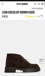 Steve Madden 9.5- Leon Chocolate Suede Boot
