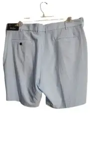Walter Hagen Men's 9" Inseam Performance 11 Micro Lines Golf Shorts Size 40 Blue
