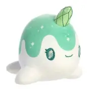 Aurora - Tasty Peach - 7" Crystal Nomwhal Emerald Enchanting Stuffed Animal