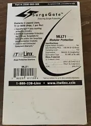 ITW Linx SurgeGate MLLT1 Protection Module 2500-092-30B