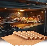 5 Pack Oven Liners for Bottom of Oven, Oven Protector, 16x24 Inch Easy to Clean Thick Heavy Duty Non Stick for Electric, Gas, Toaster Convection, Microwave Ovens Grills