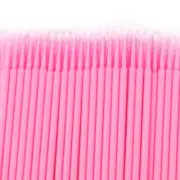 Dental Micro Applicator Brush Disposable Makeup Eyelash Brushes Pink 2.0mm