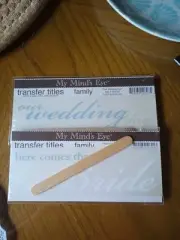 2 X My Minds Eye Our Wedding & Here Comes The Bride