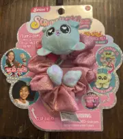 SCRUNCHMIEZ Plush SMOOCH Puppy Dog HAIR SCRUNCHIE Backpack Clip Scrunch Miez