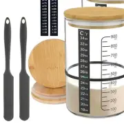 Complete Sourdough Bread Starter Kit - 34oz Jar with Specialty Tools Included