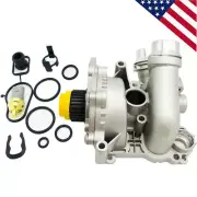 Aluminum Water Pump For A4 A3 TT VW Tiguan Jetta Golf GTI Eos Beetle CC 2.0T TSI (for: Audi)