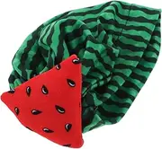 [FRCOLOR] Flexible Hat Charming Watermelon Style Turban Comfortable Newborn Beanie Cap for Spring Autumn Hat for Outdoor Wear