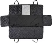 Trunk Protector Mattress Waterproof Pet Travel Carrier for Dogs Car Rear Back Mat Cat Dog Cushion Car Seat Cover(Black 137x147CM)