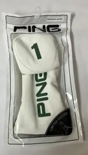 Ping Limited Edition Looper Premium Driver Cover White/Green NEW In Plastic