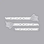 Mongoose - Mid school - White Seat decals - old school bmx