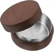 FELTECHELECTR Ashtray Ash Tray Office Ash Container Cigarette Butt Container Smoking Accessory Smoking Supply Cigarette Supply Smoker Cigarette Butt Holder Cigarette Ash Container Wood Silver