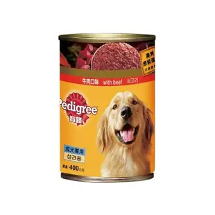 (惜福良品)【Pedigree 寶路】成犬罐頭-牛肉 400g