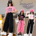 GIRLS SUMMER SUIT 2024 NEW JAZZ DANCE CLOTHING SHO女童夏季套裝2024