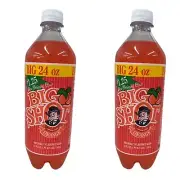 NEW‼ Big Shot ORANGE Soda Beverage New Orleans 24oz. 2-Pack • NOT EXPIRED‼