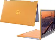 mCover Hard Case ONLY Compatible for 2024~2025 14" HP Chromebook x360 14B-CD0000 Series Laptop Computers (NOT Fitting Any Other HP Chromebook & Windows Notebook PC)- Orange