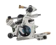 10 wraps Professional Alloy Tattoo Machine Copper Coils Shader Tattoo Machine Liner Gun