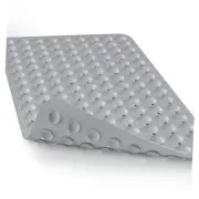 Bath Mat for Tub Shower Mat Non Slip Kids Rubber Shower Grey With Drain Holes