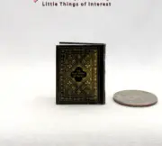 THE FIVE BOOKS OF MOSES 1:12 Scale Miniature Dollhouse Readable Book Hebrew