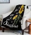 SODIKA 40x50 Flannel Fleece Light Weight Luxurious Soft Cozy Fuzzy Throw Blanket