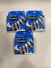 3X Chapstick Holiday Lip Balm 5ct ea / 15 Total -Latte, Pumpkin, Cookie, Cocoa