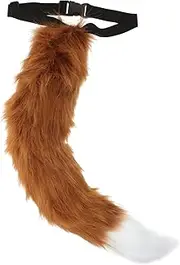 DEARMAMY Sturdy Plush Wolf Tail Accessory for Carnival Cosplay Adorable Fox Tail Ear Set