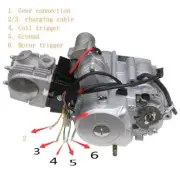 125cc Electric Start Engine Motor 3 Forward 1 Reverse Gear for Go Karts Coolster