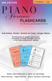 Piano Adventures Flashcards In-a-Box Faber Piano Adventures NEW 000420218