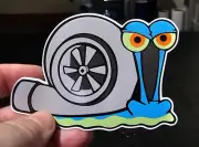 Turbo Snail Car SUV Gary Truck JDM Vinyl Decal Sticker Boost EVO STI Nissan FORD