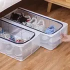 Steel Frame Shoes Sorting Box Installation-Free Folding Shoe Rack