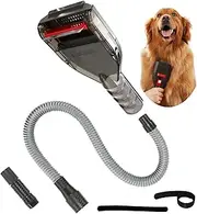 Pet Shedding Brush Vacuum Attachment - Deshedding Tool Compatible with Most Vacuum Cleaners, Cat and Dog Hair Grooming Tool Hair Remover with Extension Hose with Universal Adapter (Universal Series)