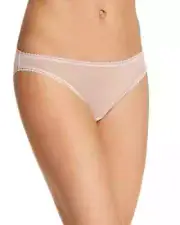 On Gossamer Mesh Hip Bikini Women's M Mauve Chalk Sheer Elastic Waist Pull On