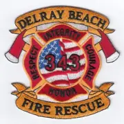 Delray Beach Fire - Rescue, Florida (Honor-Respect-Courage) fire patch