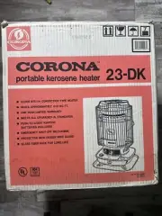 Vtg 1985 Corona 23-DK Kerosene Heater Portable Made in Japan Sealed