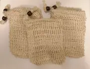 Sisal Soap Bag Exfoliating Soap Saver 5PK