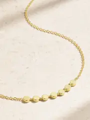 [Jennifer Meyer] Jennifer Meyer - Mini Circle Link 18-karat Gold Necklace - One size One size Gold