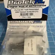 ProTek RC AE B5M “Grade 5" Titanium Screw Kit (77) [PTK-T-2130]