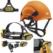 Petzl Vertex Orange Helmet & DUO Z2 Headlamp