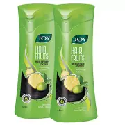 Joy Fruits Hair Dryness Control Shampoo,Lemon & Olives, Each 340 ml pack OF 2