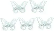[JOINPAYA] 5pcs Butterfly Hair Clip Clips Butterfly Halloween Accessories Light Green Polyester