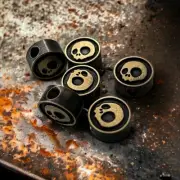 Maniac EDC Tumbled and Darkened Brass “Containment” Bead