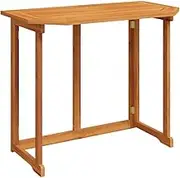 Garden Table Bistro Table 90x50x75 cm Solid Acacia Wood