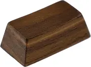 YMDK Wooden Keycap Solid Walnut Wood Keycap Novelty Keycaps Backspace Keys OEM Profile for Gateron Cherry MX Mechanical Keyboard (2u Backspace R4)