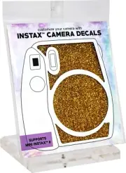 Decal for instax Mini 8/9 Camera - Gold Glitter LOT2