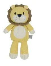 [LIVING TEXTILES] Leo the Lion Knitted Toy